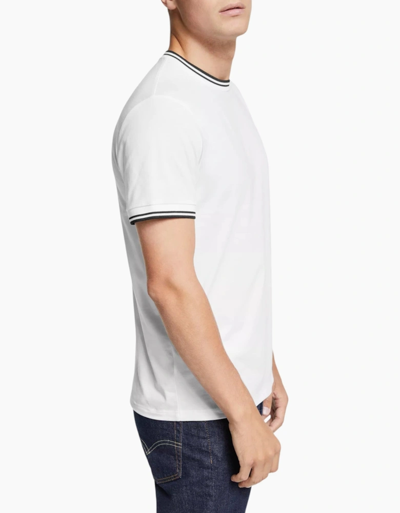 Fred Perry Twin Tipped Mens T Shirt Crew Neck Short Sleeve Summer Tee