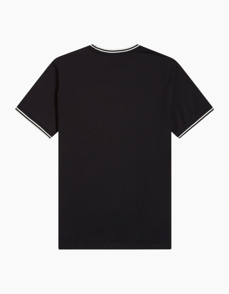 Fred Perry Twin Tipped Mens T Shirt Crew Neck Short Sleeve Summer Tee