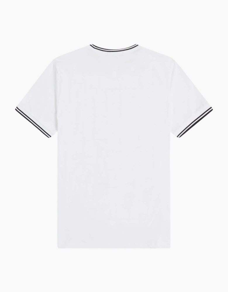 Fred Perry Twin Tipped Mens T Shirt Crew Neck Short Sleeve Summer Tee