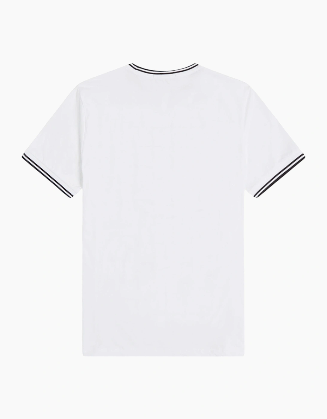 Fred Perry Twin Tipped Mens T Shirt Crew Neck Short Sleeve Summer Tee