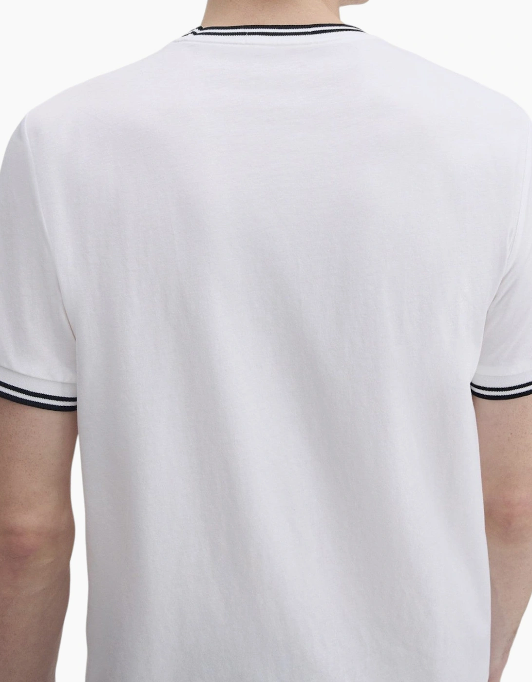 Fred Perry Twin Tipped Mens T Shirt Crew Neck Short Sleeve Summer Tee