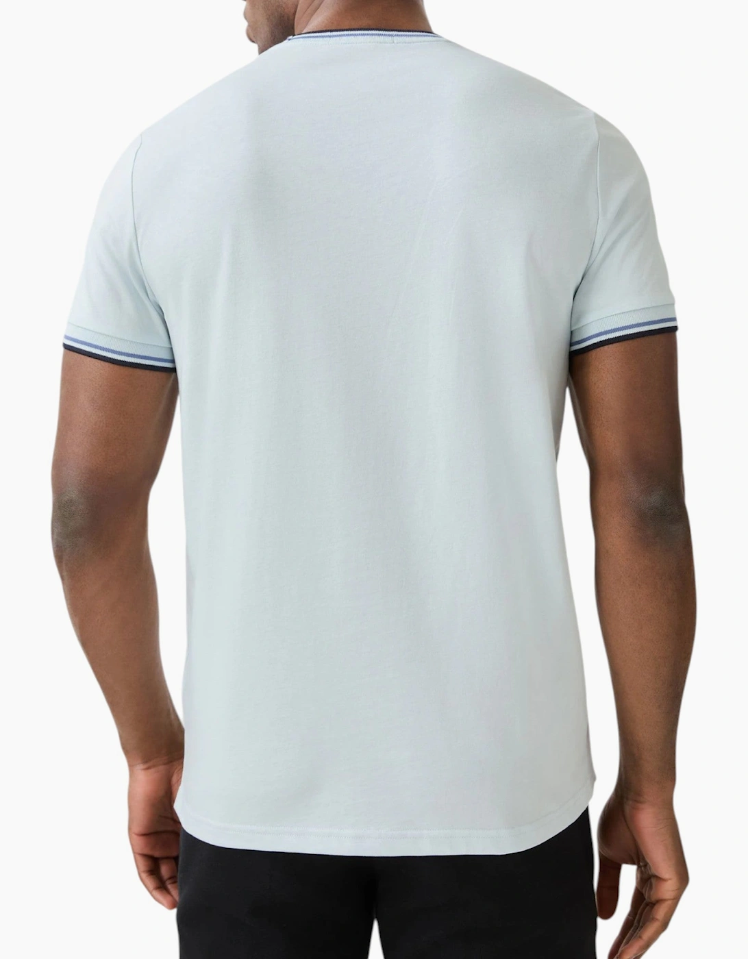 Fred Perry Twin Tipped Mens T Shirt Crew Neck Short Sleeve Summer Tee