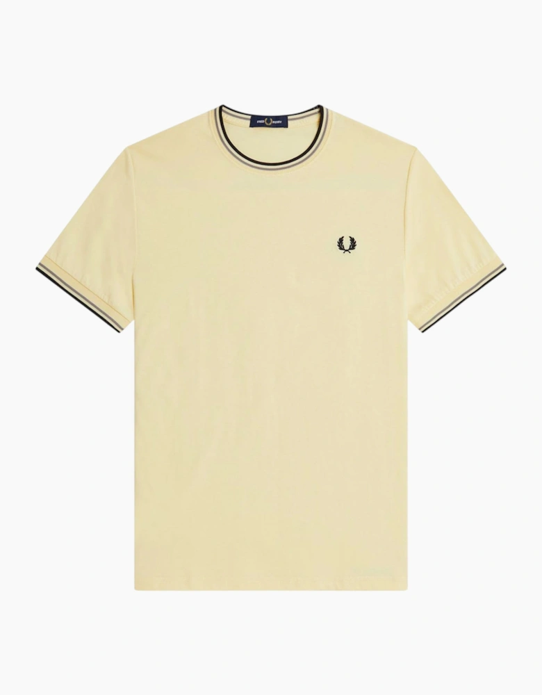 Fred Perry Twin Tipped Mens T Shirt Crew Neck Short Sleeve Summer Tee
