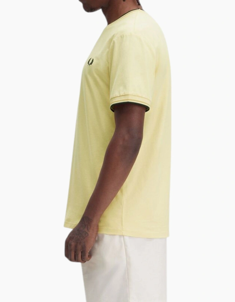 Fred Perry Twin Tipped Mens T Shirt Crew Neck Short Sleeve Summer Tee