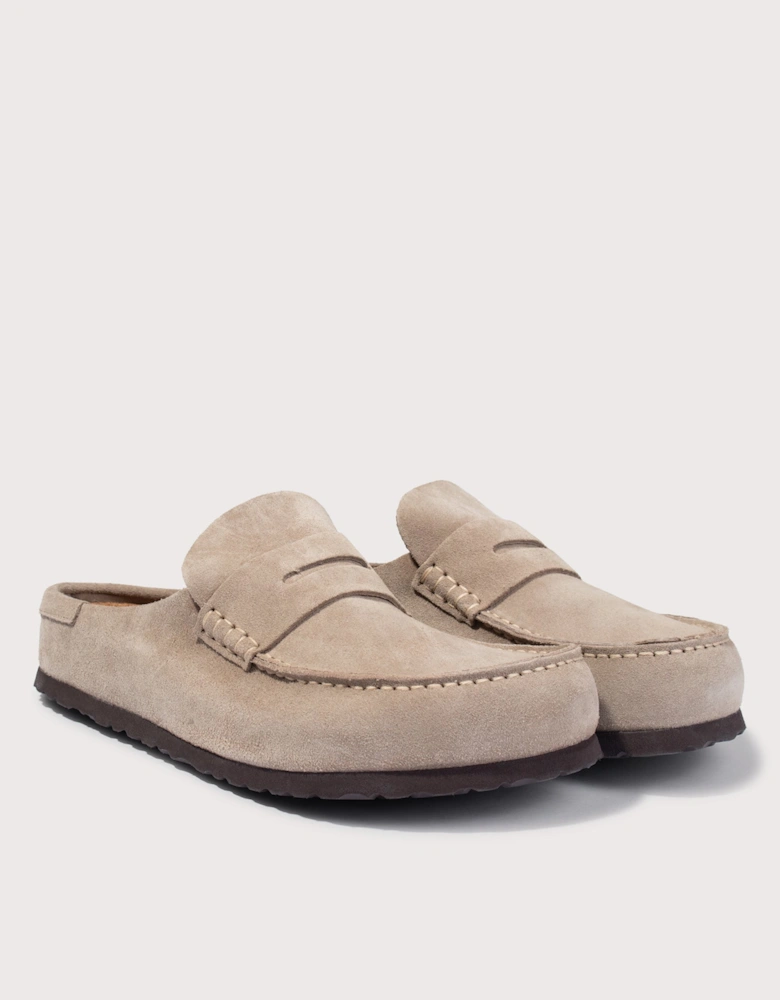 Naples Wrapped Suede Leather Clogs