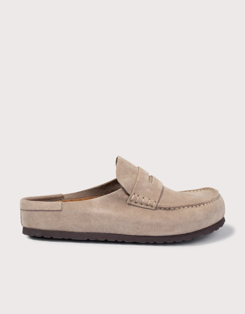 Naples Wrapped Suede Leather Clogs