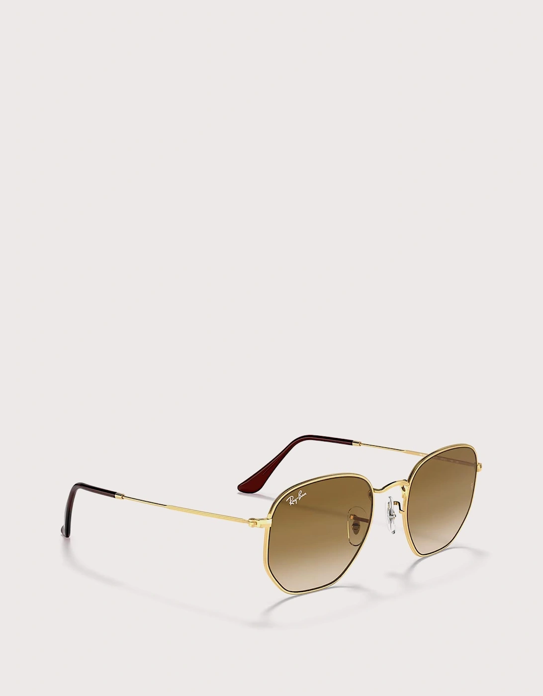 Hexagonal Flat Lens Sunglasses