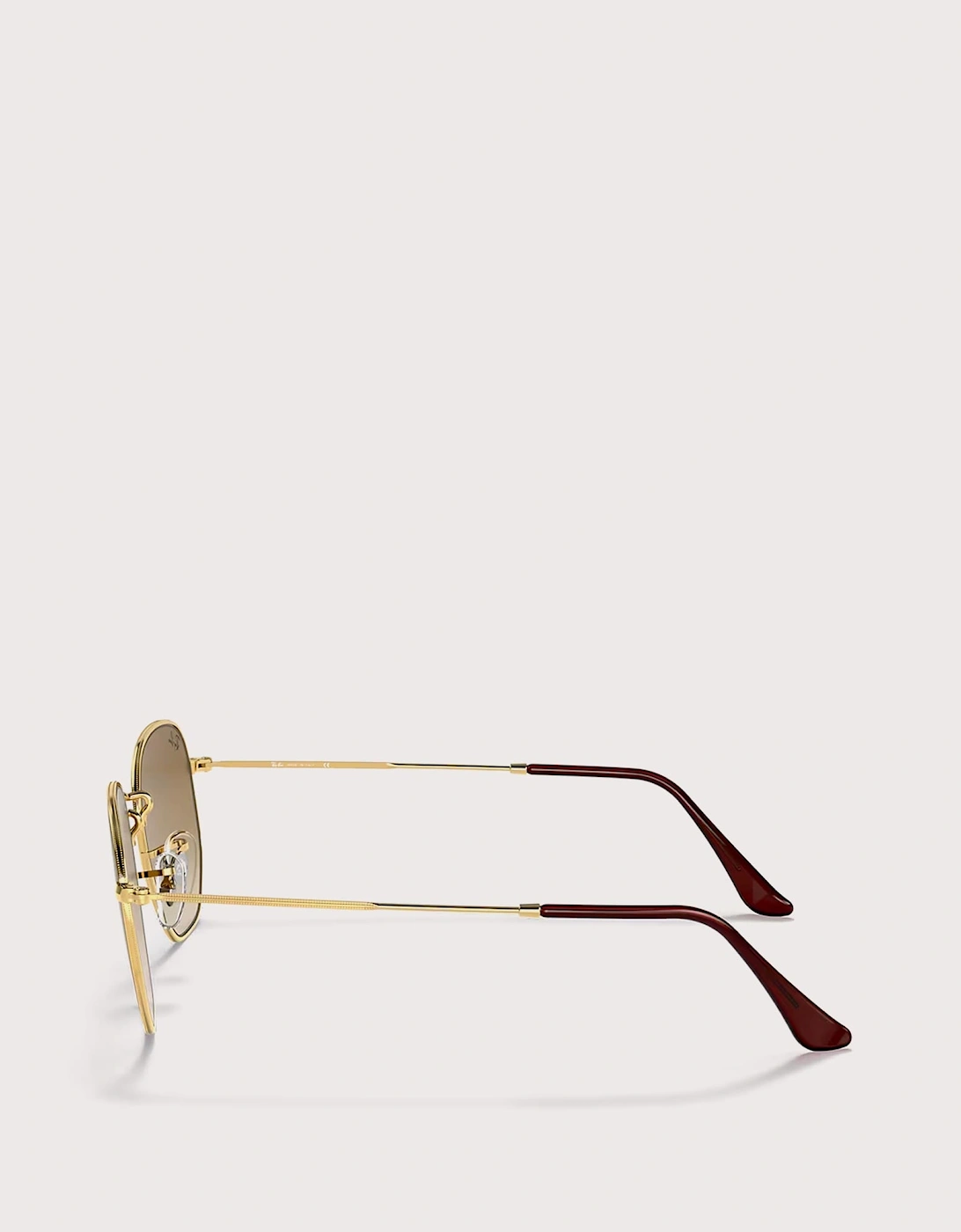 Hexagonal Flat Lens Sunglasses