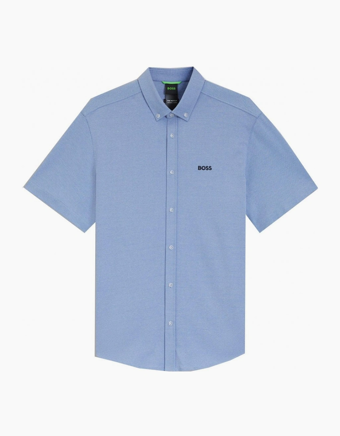 Hugo Boss Men's Blue Short Sleeved Motion Shirt, 3 of 2