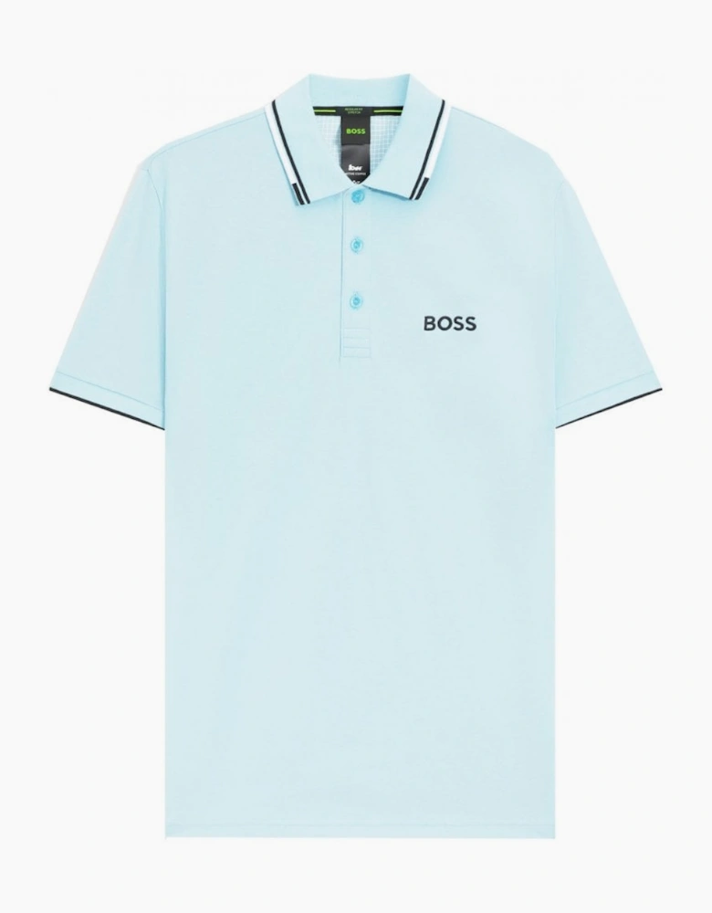 Hugo Boss Men's Light Blue Paddy Pro Polo Shirt
