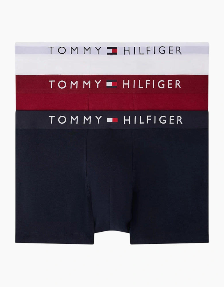 Tommy Hilfiger Mens Underwear 3Pack Trunks Boxer