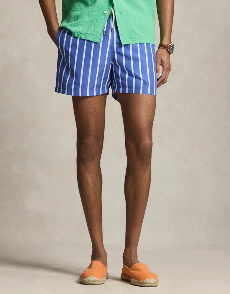 Polo Ralph Lauren Wide Stripe Swim Shorts 002 Blue