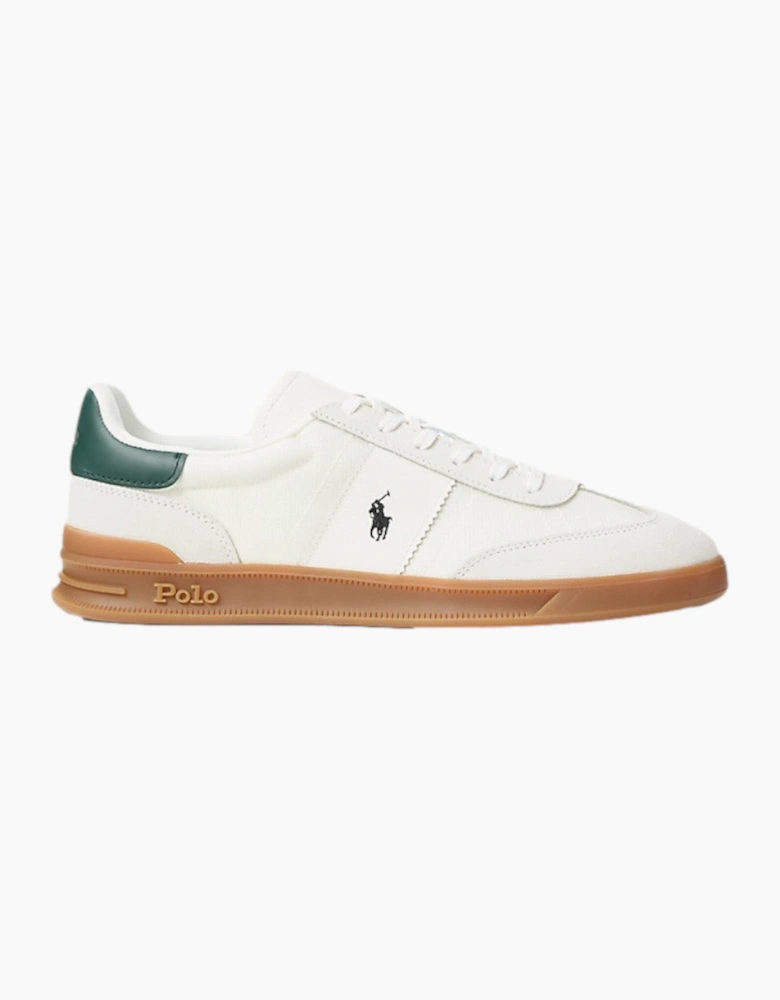 Polo Ralph Lauren HRT Aera PP Trainers 001 Bianco/College Green