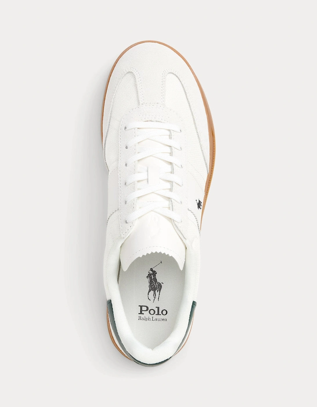 Polo Ralph Lauren HRT Aera PP Trainers 001 Bianco/College Green