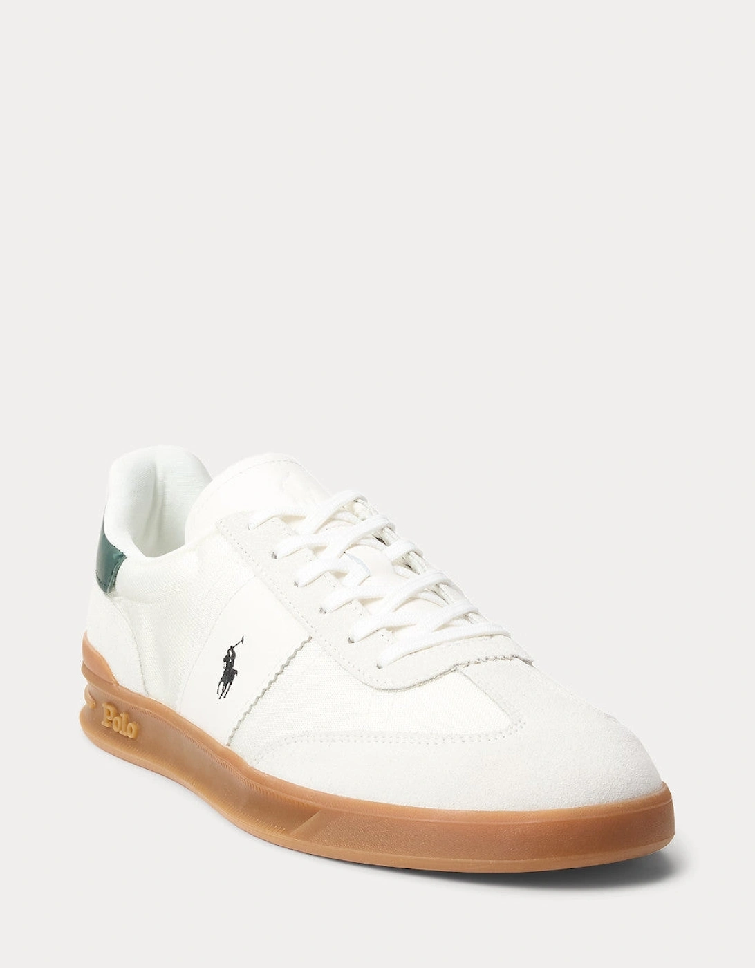 Polo Ralph Lauren HRT Aera PP Trainers 001 Bianco/College Green