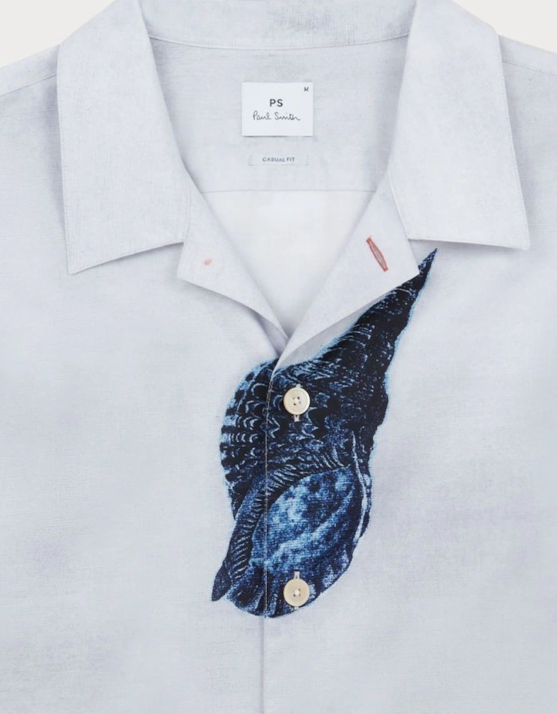 PS Paul Smith Beach Print Shirt 74 Smoke