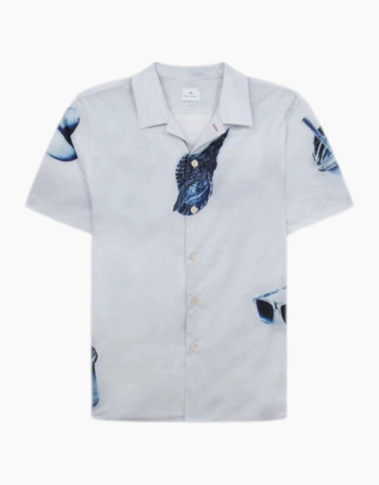 PS Paul Smith Beach Print Shirt 74 Smoke