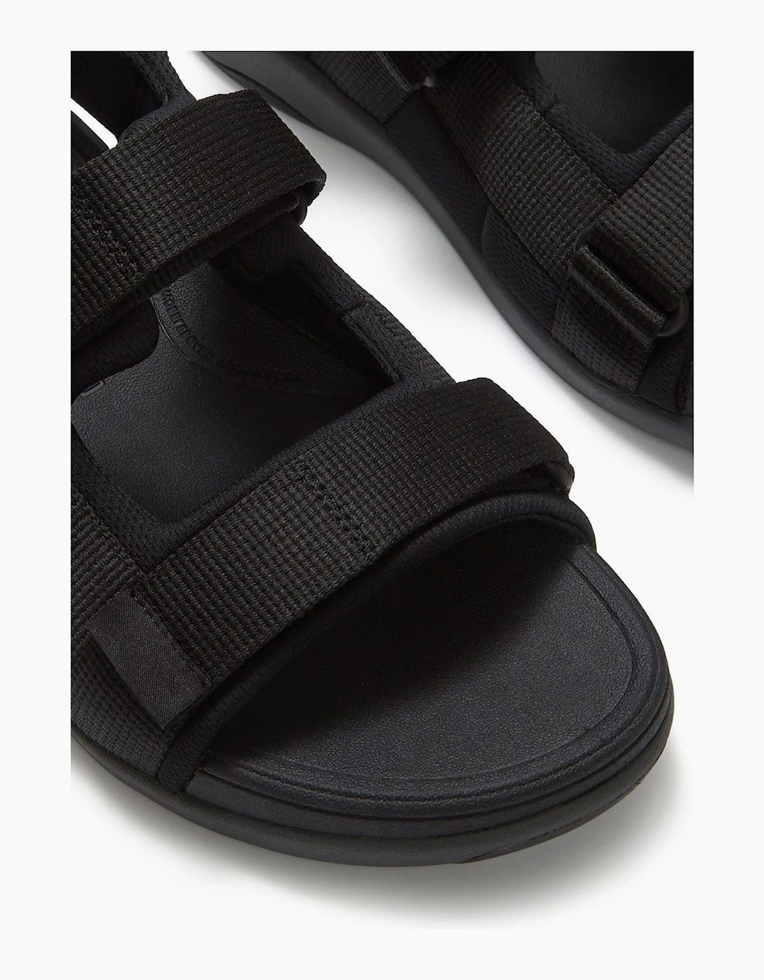 Fitflop F-Mode Go Polyester Men's Black Sandals