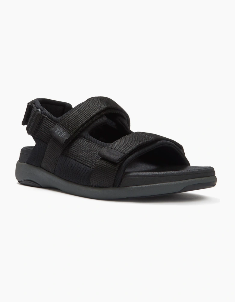 Fitflop F-Mode Go Polyester Men's Black Sandals