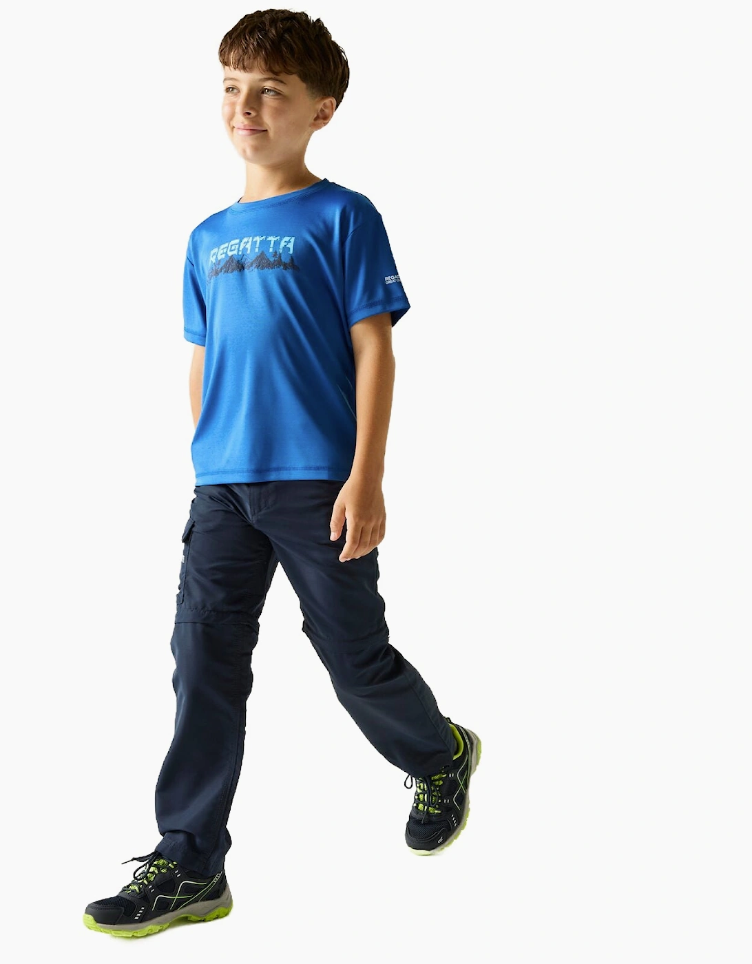 Regatta Kids Sorcer III Zip Off Trousers, 2 of 1