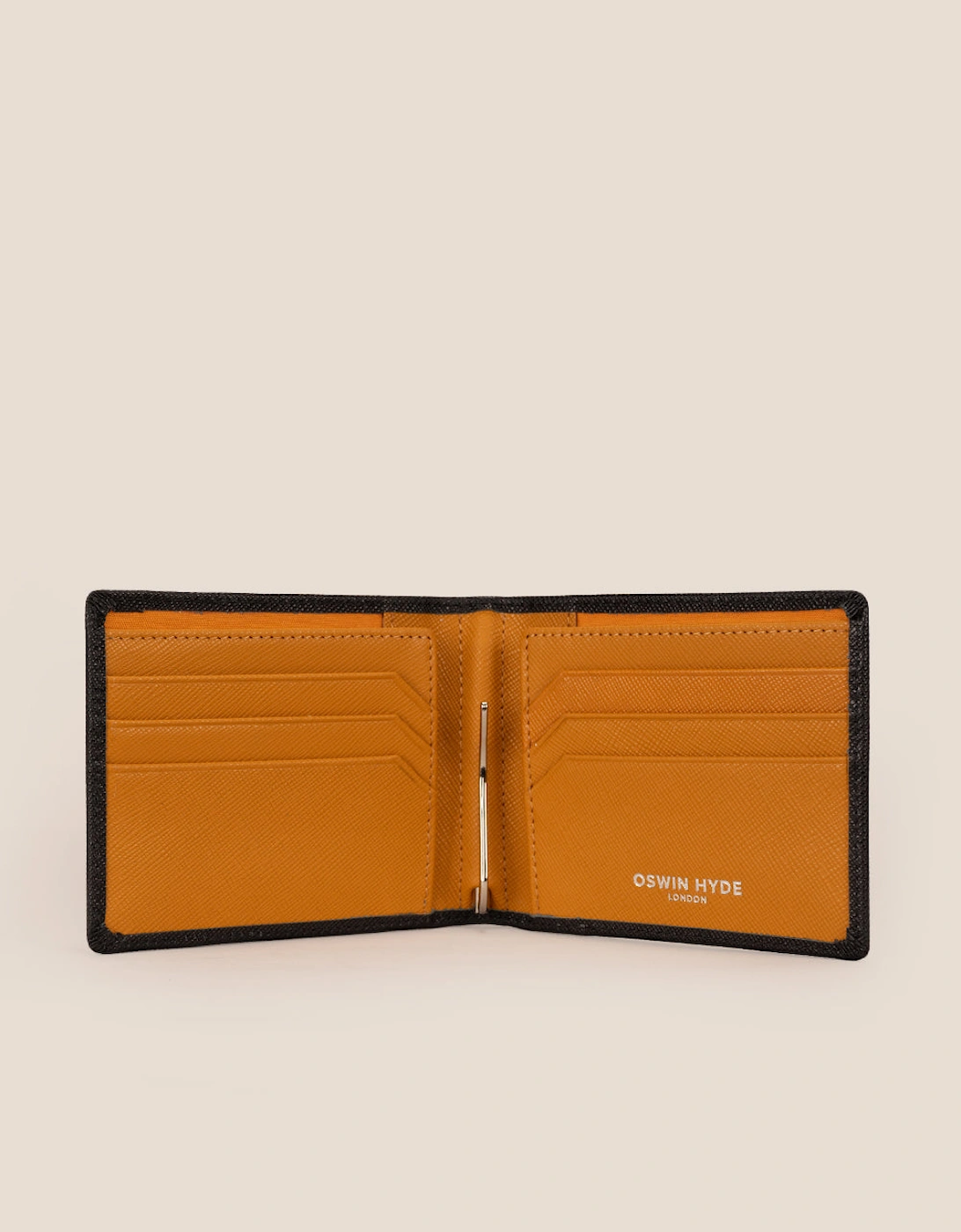 Sloane Tan Money Clip Wallet