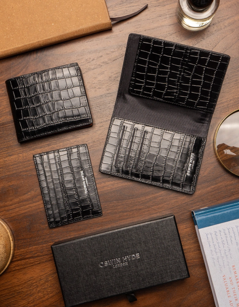 Leicester Black Bifold Wallet