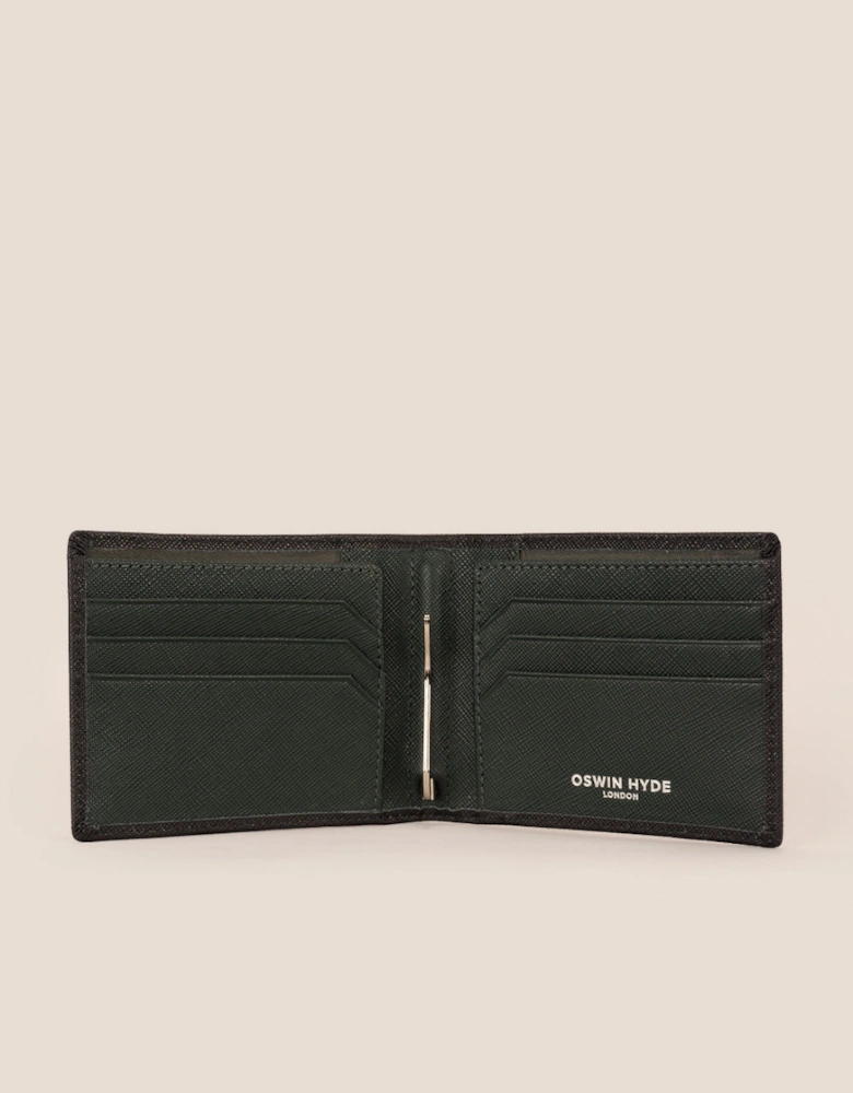 Sloane Green Money Clip Wallet