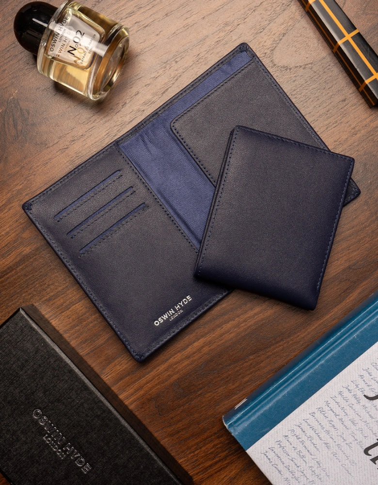 Oxford Navy Bifold Wallet