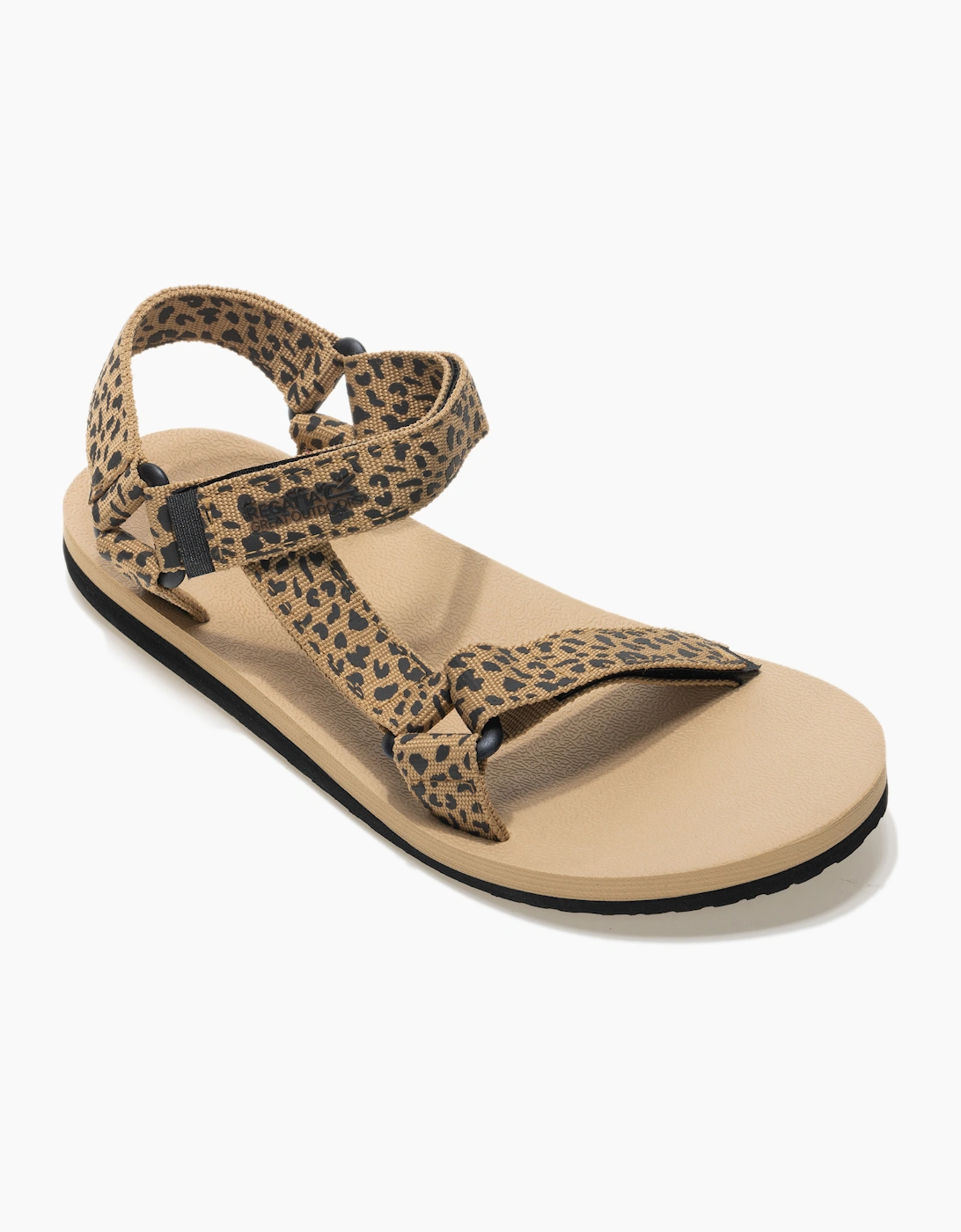 Regatta Womens Flat Sandals Vendeavour Adjustable leopard black UK Size