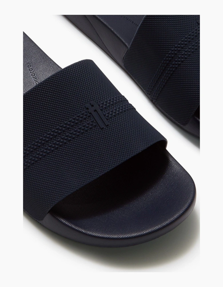 Fitflop iQushion Pool Polyurethane Men's Midnight Navy Slides