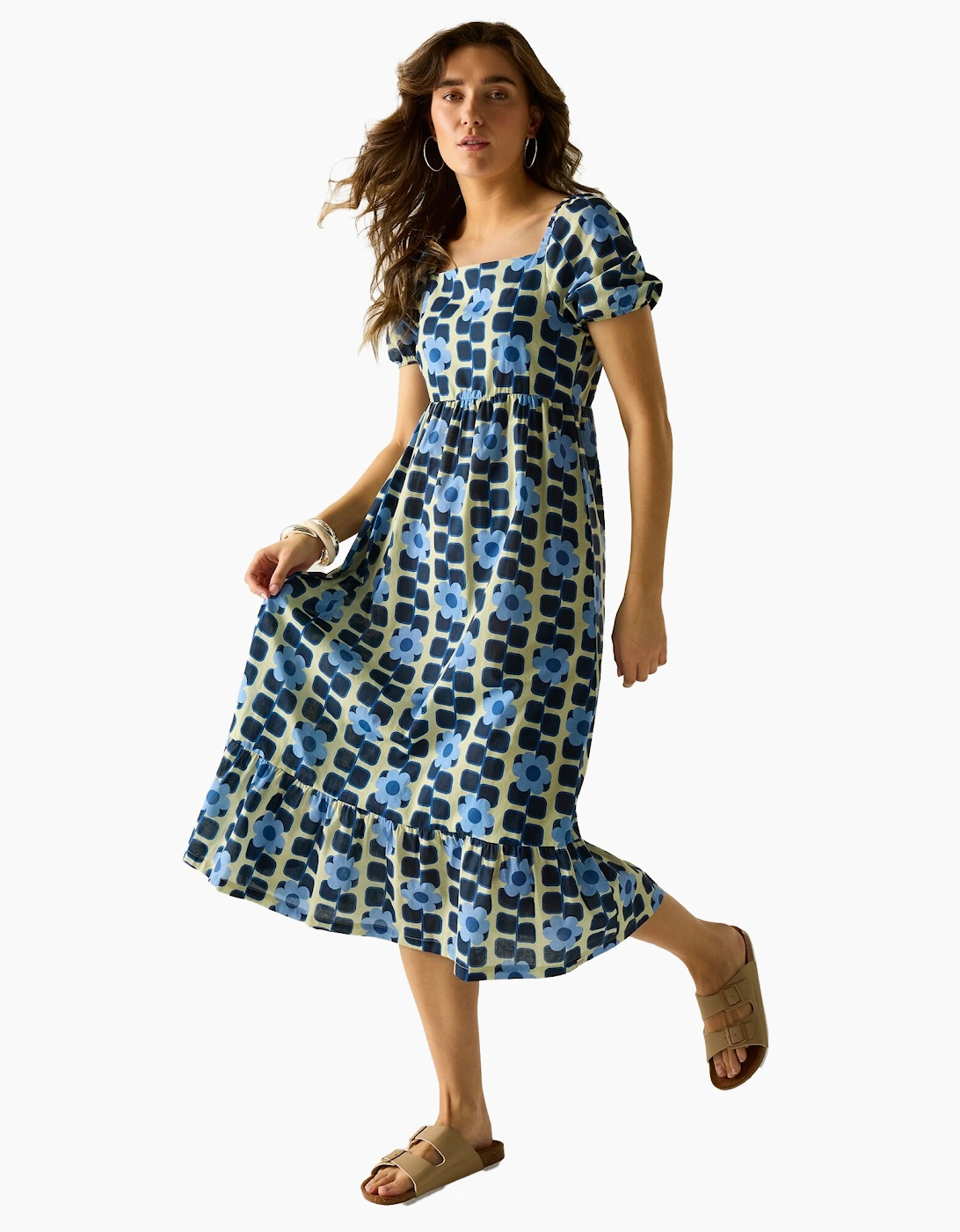 Regatta Womens/Ladies Orla Kiely Giant Flower Summer Midi Dress