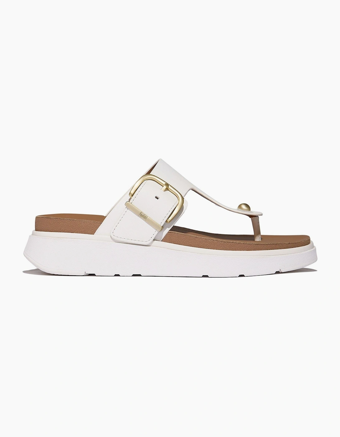 Fitflop Gen-FF Toe-Post Leather Women's Urban White Sandals