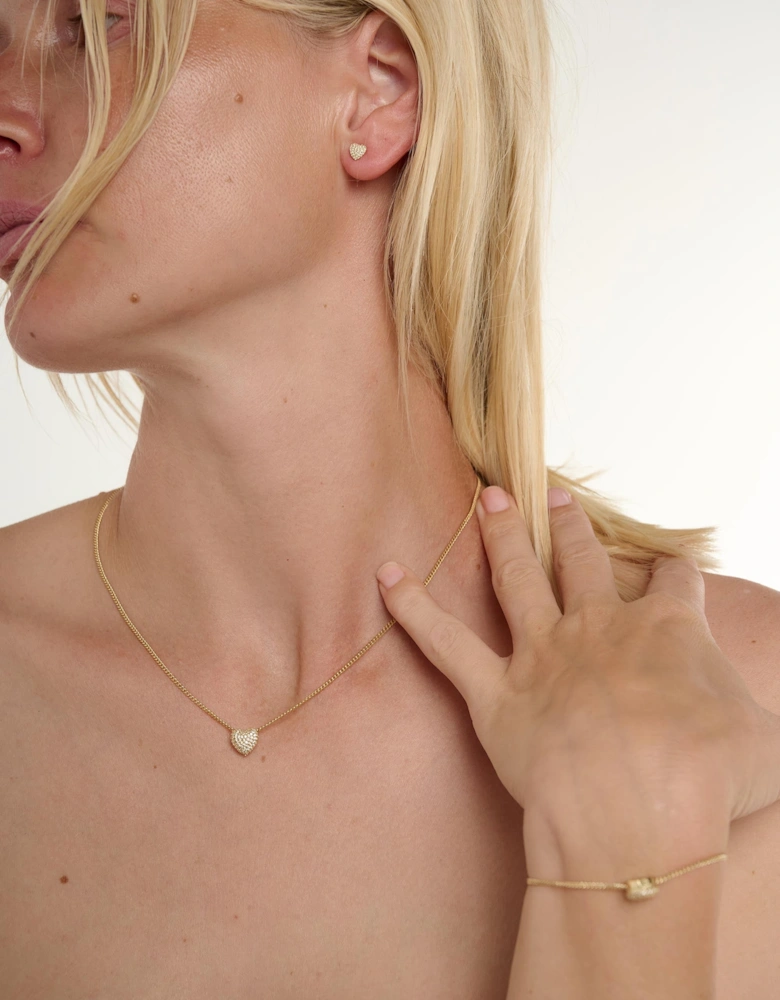 Pave Heart Necklace