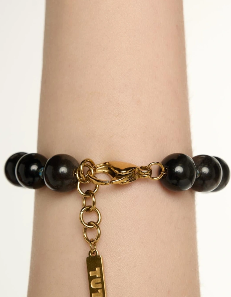 Golden Obsidian Small Beaded Bracelet