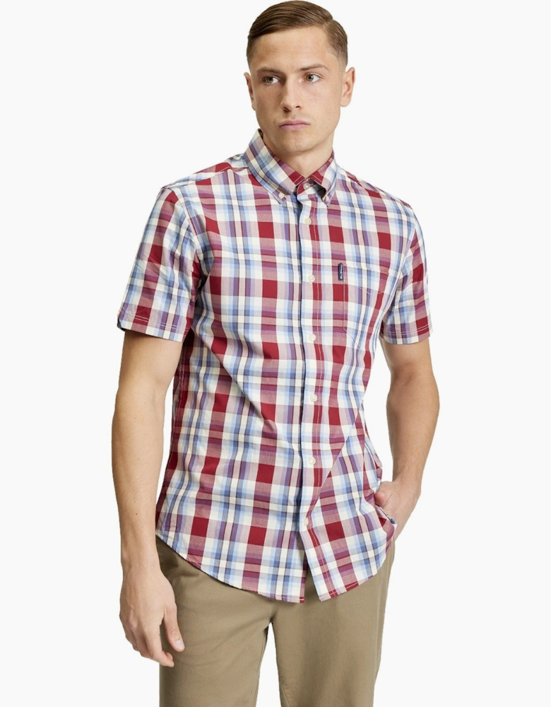 Ben Sherman Mens Classic Check Short Sleeve Shirt