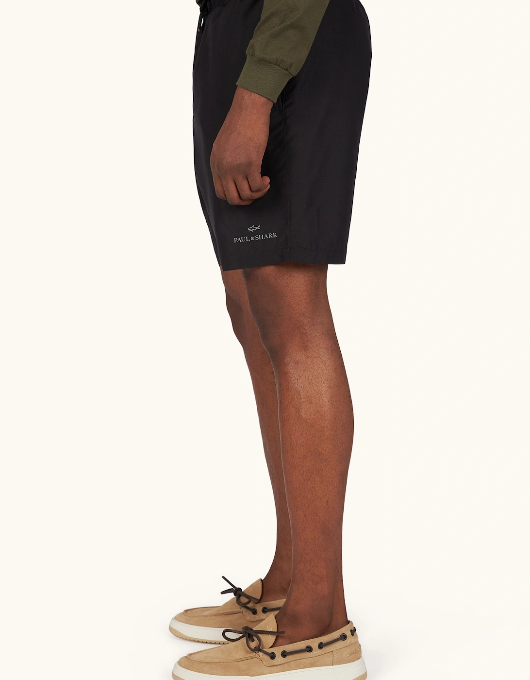 Paul & Shark Reflective Logo Swim Shorts 011 Black