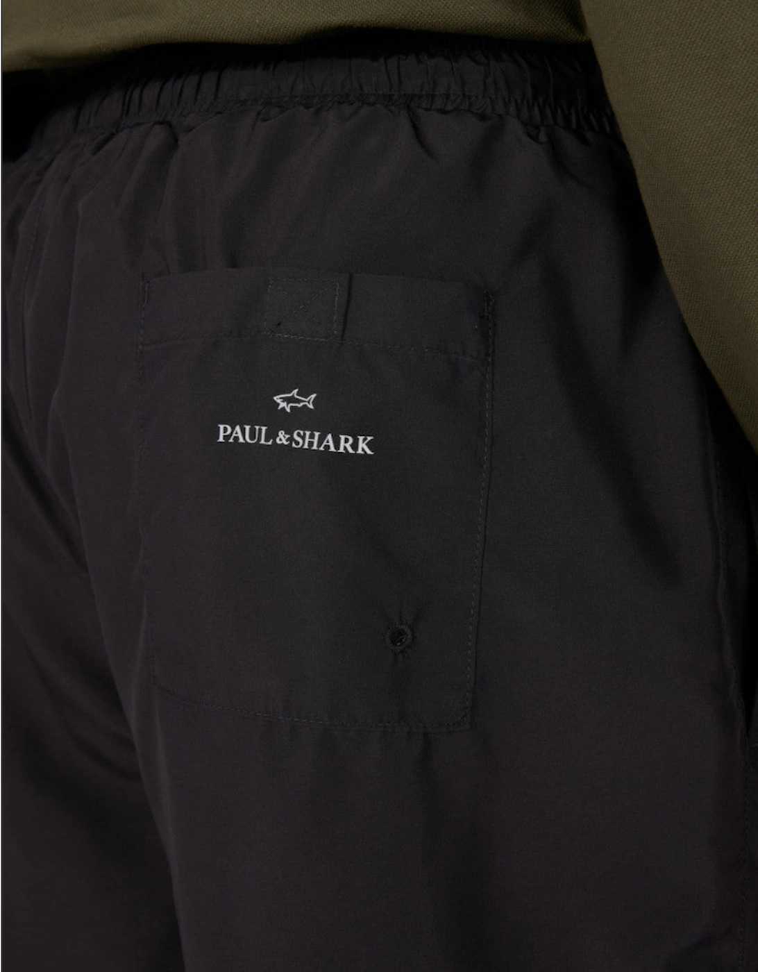 Paul & Shark Reflective Logo Swim Shorts 011 Black