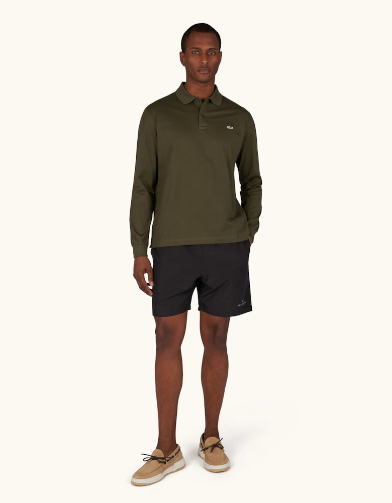 Paul & Shark Reflective Logo Swim Shorts 011 Black