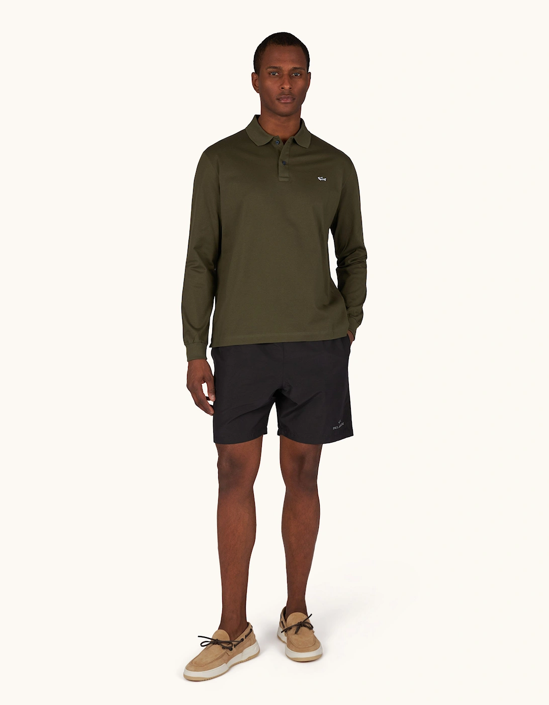 Paul & Shark Reflective Logo Swim Shorts 011 Black