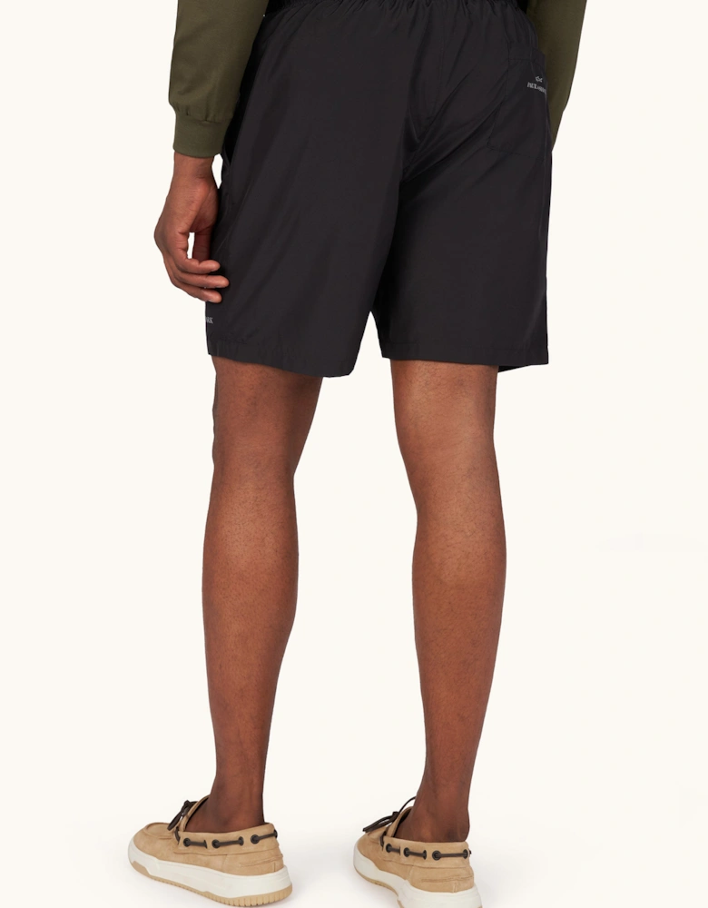 Paul & Shark Reflective Logo Swim Shorts 011 Black