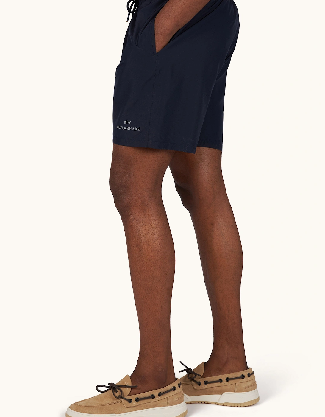 Paul & Shark Reflective Logo Swim Shorts 013 Navy