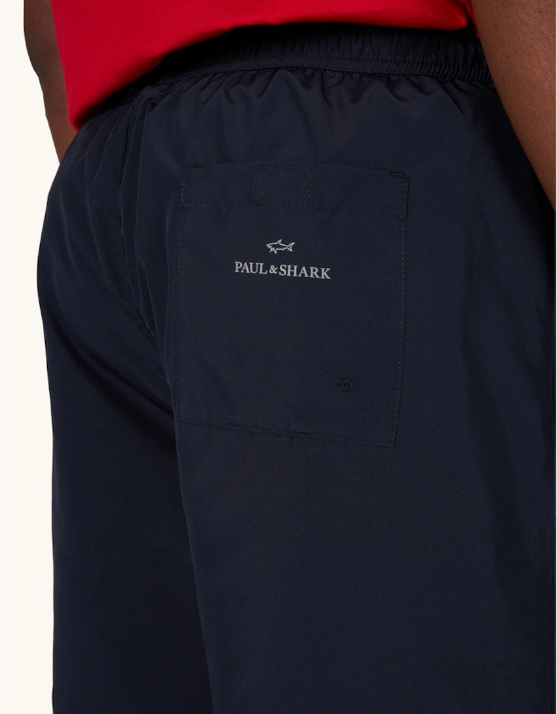 Paul & Shark Reflective Logo Swim Shorts 013 Navy