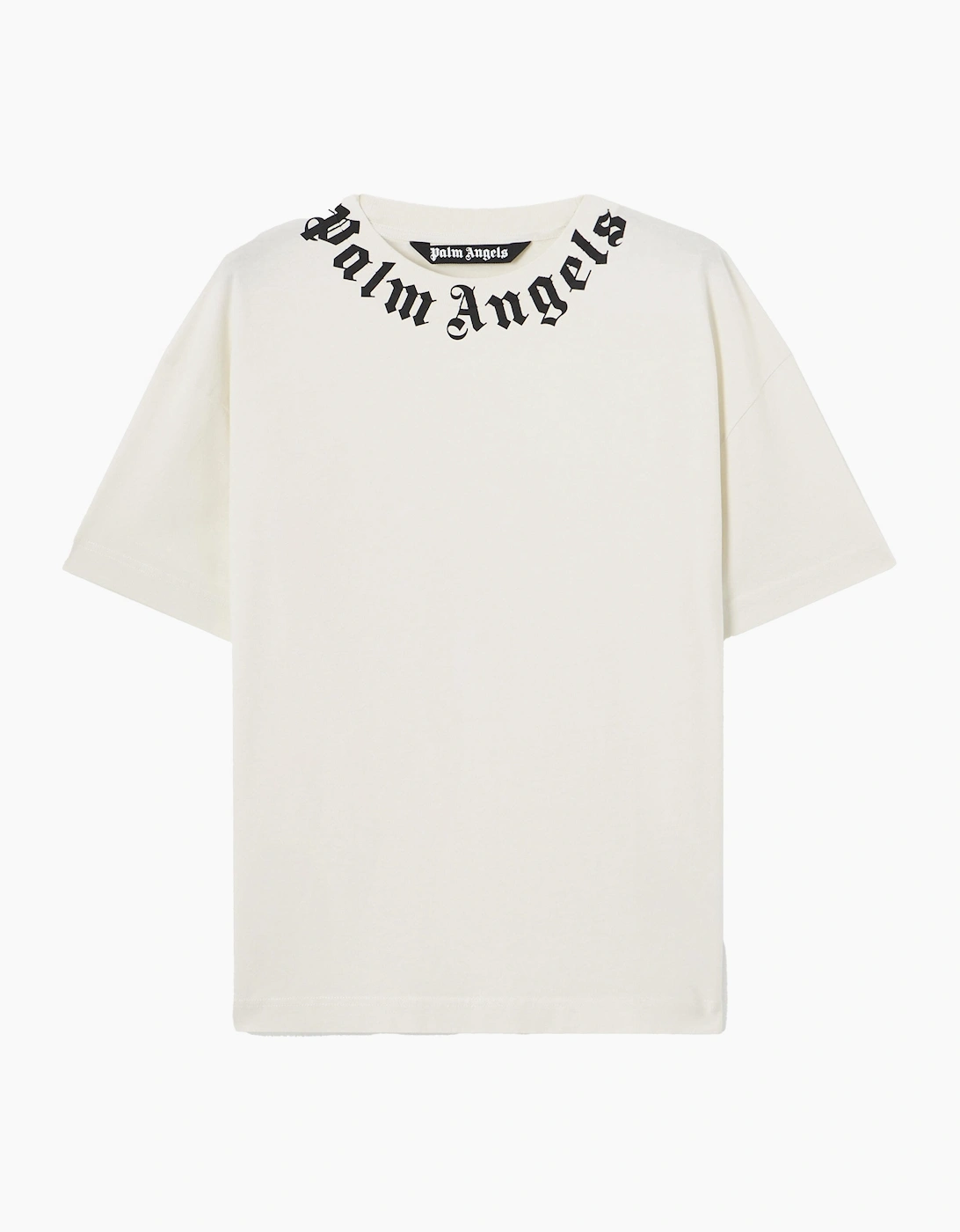 Neck Logo Regular Tee White