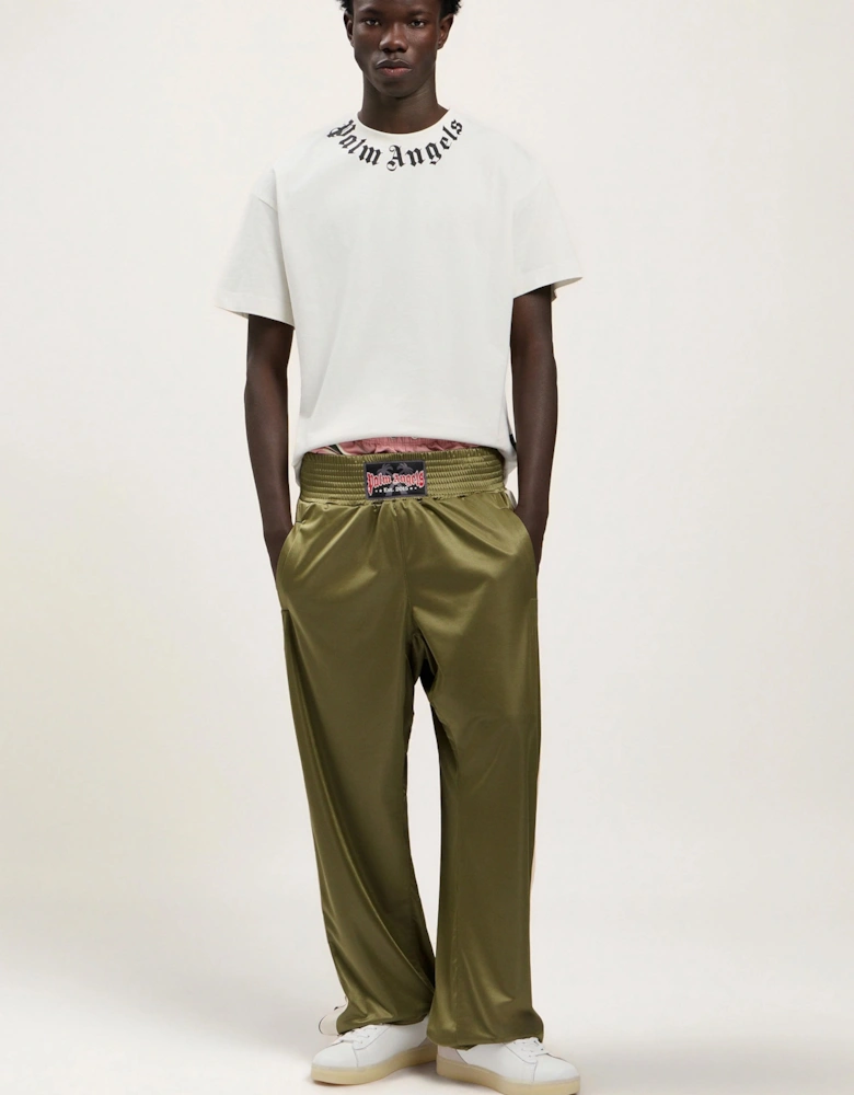 Neck Logo Regular Tee White