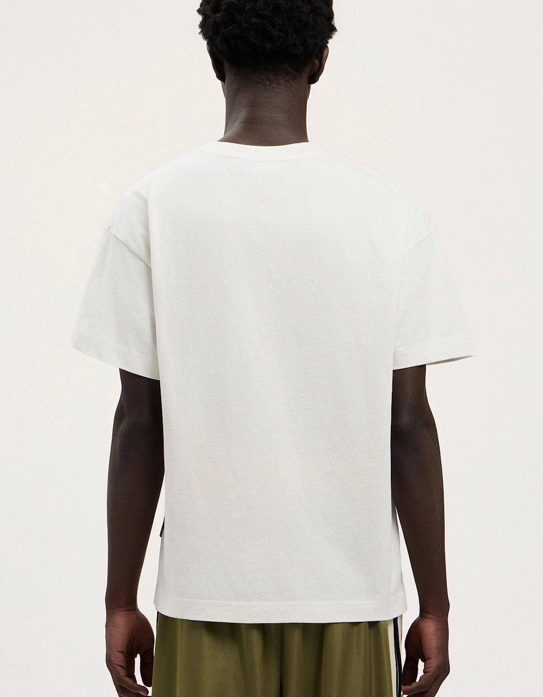 Neck Logo Regular Tee White