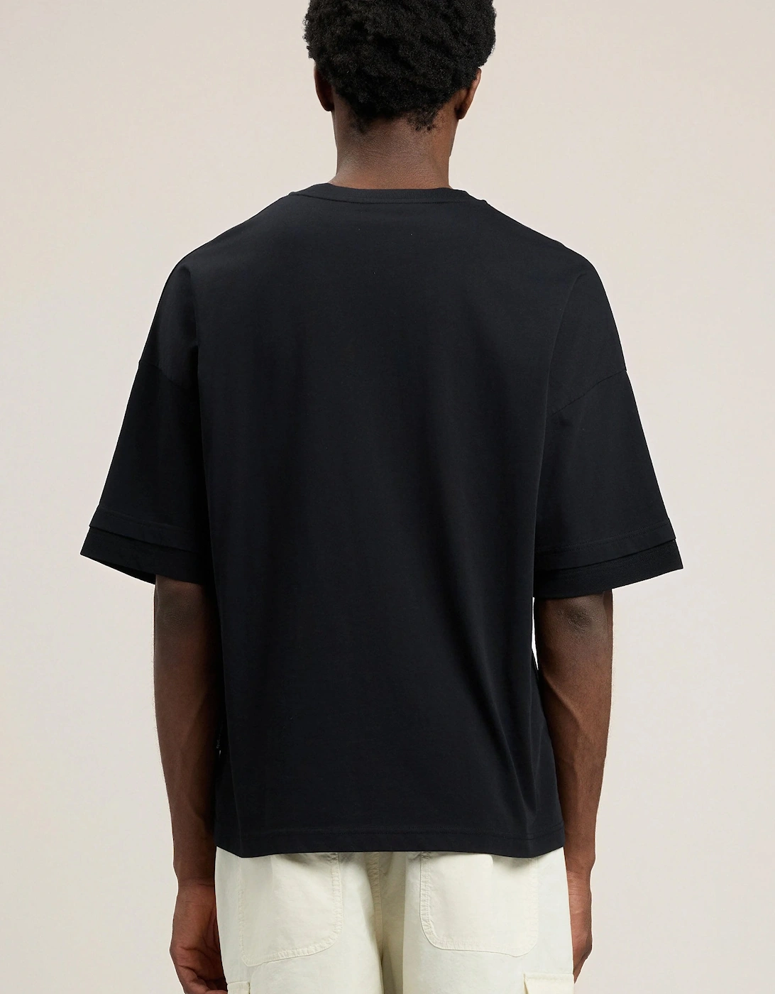 Curved Logo Loose Double Tee