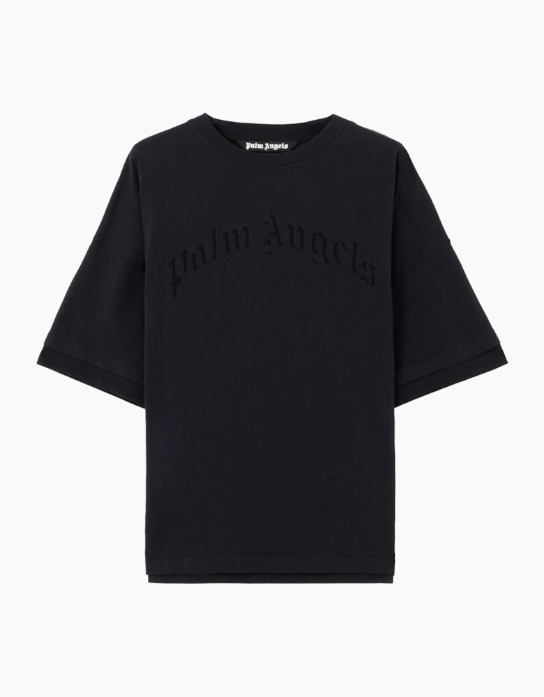 Curved Logo Loose Double Tee