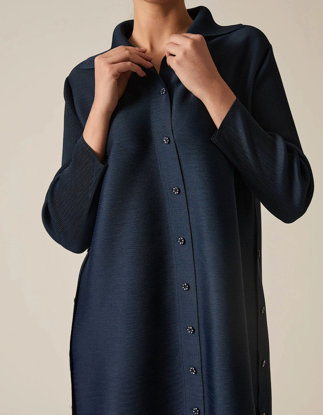 Dark Navy Shirt Dress
