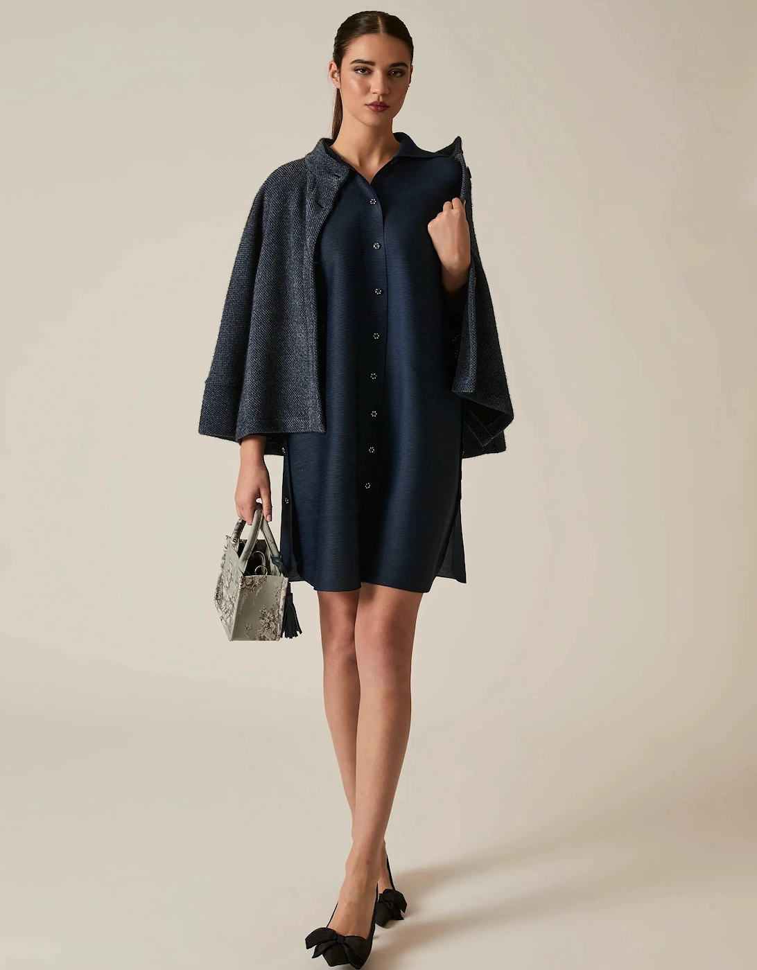 Dark Navy Shirt Dress