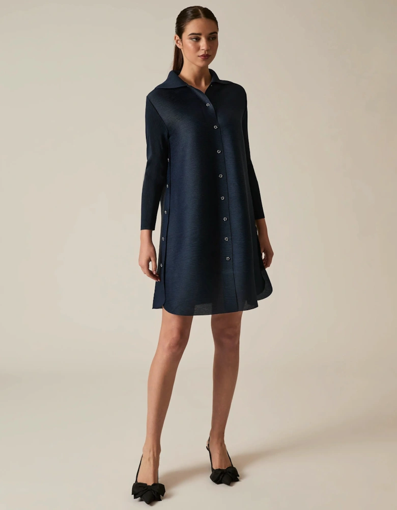 Dark Navy Shirt Dress